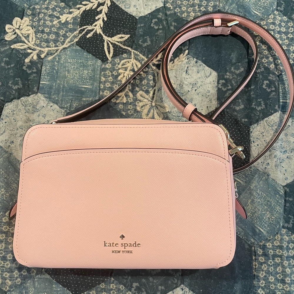 Kate Spade Pink Leather Crossbody Bag